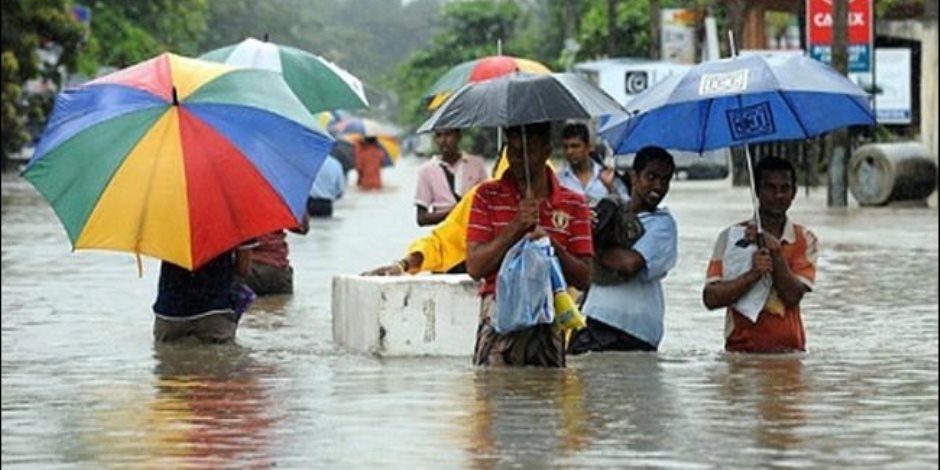 مقتل 25 شخصا وفقدان 42 جراء الأمطار الموسمية فى سريلانكا