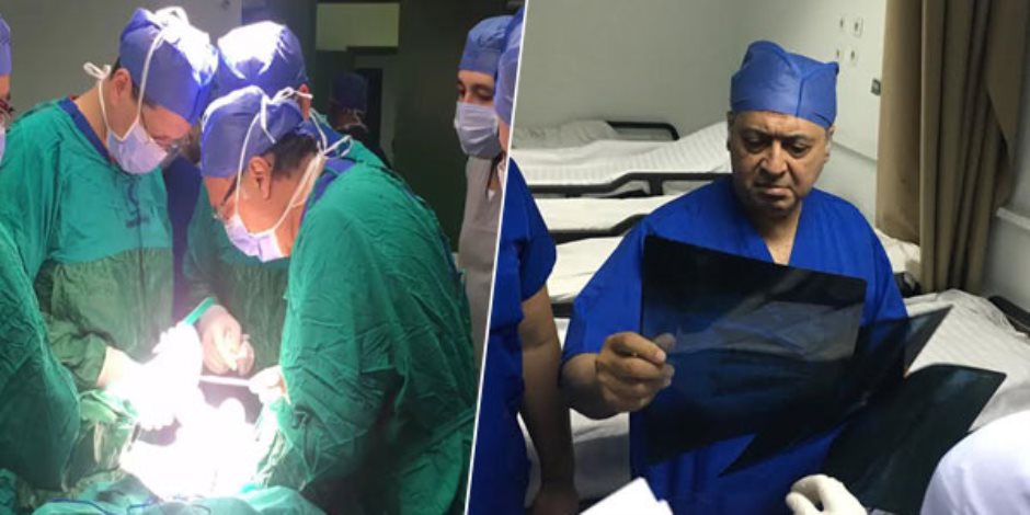 وزير الصحة يجرى عمليتين جراحتين لسيدة وطفلة من مصابي حادث المنيا