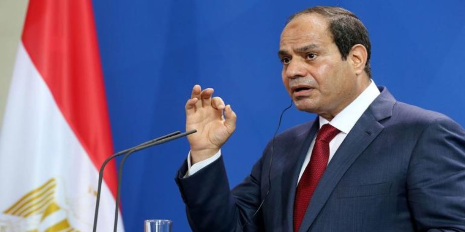 الرئيس السيسي : القيادة المصرية لا تحارب الإرهاب بمفردها ولكن الشعب المصرى بأكمله  