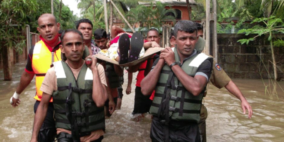 سريلانكا: فرق الإغاثة والطوارئ أوصلت مساعدات غذائية ومياه لمتضررى الفيضانات