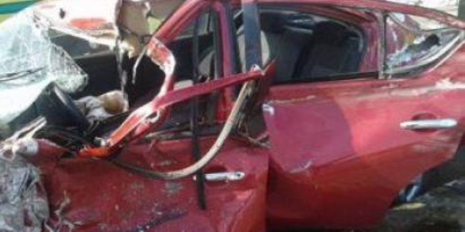 مصرع شخصين في حادث تصادم بالطريق الدولي بكفر الشيخ