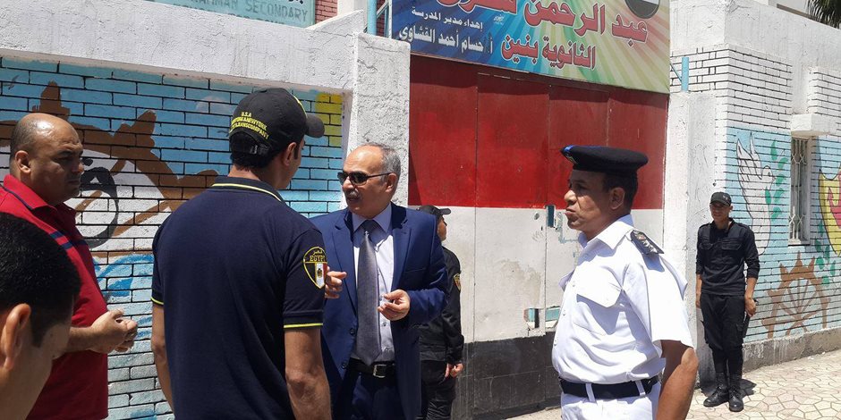 مدير أمن بورسعيد: حرم أمني بعيد عن لجان امتحانات الثانوية العامة (صور)