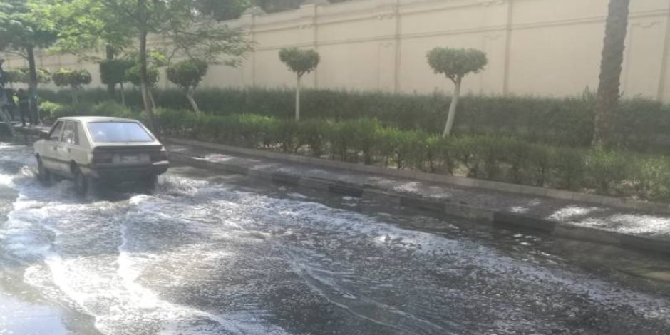 الانتهاء من إصلاح كسر ماسورتين مياه غرب مدينة نصر وشبرا