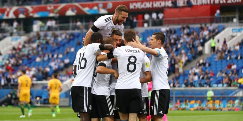 كأس القارات.. ألمانيا تتعادل مع تشيلي 1 / 1  في الشوط الأول