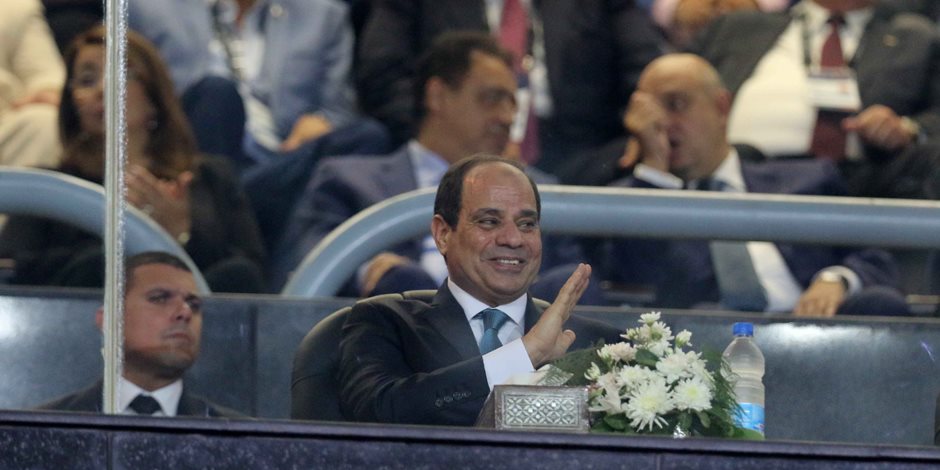 الرئيس السيسي يشهد حفل افتتاح مونديال كرة السلة للشباب
