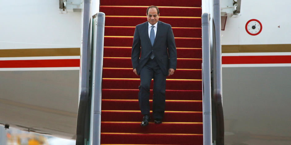 الرئيس السيسي يصل إلى قبرص للمشاركة بالقمة الثلاثية