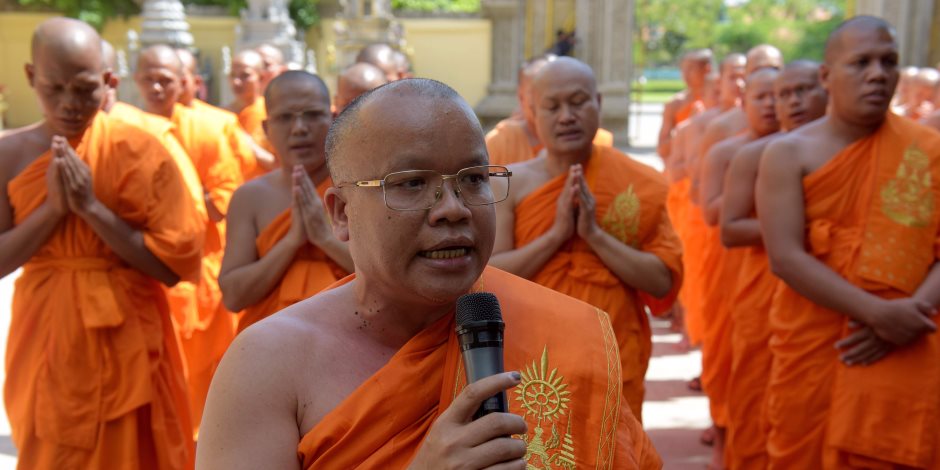 رهبان يحتفلون بإدراج معبد في كمبوديا على قوائم اليونسكو (صور)