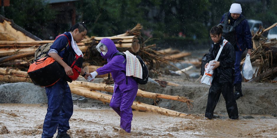 الإذاعة اليابانية: مصرع 30 شخصًا وفقدان نحو 20 آخرين جراء الأمطار الغزيرة