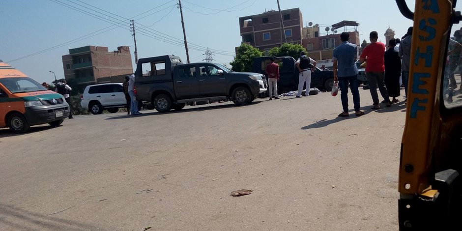 استشهاد ضابط و4 شرطيين في هجوم إرهابي على كمين بالبدرشين (صور)