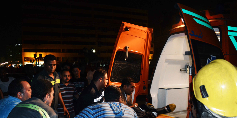 مصرع شخصين وإصابة 4 آخرين في حاث تصادم سيارة نقل وأتوبيس في بني سويف