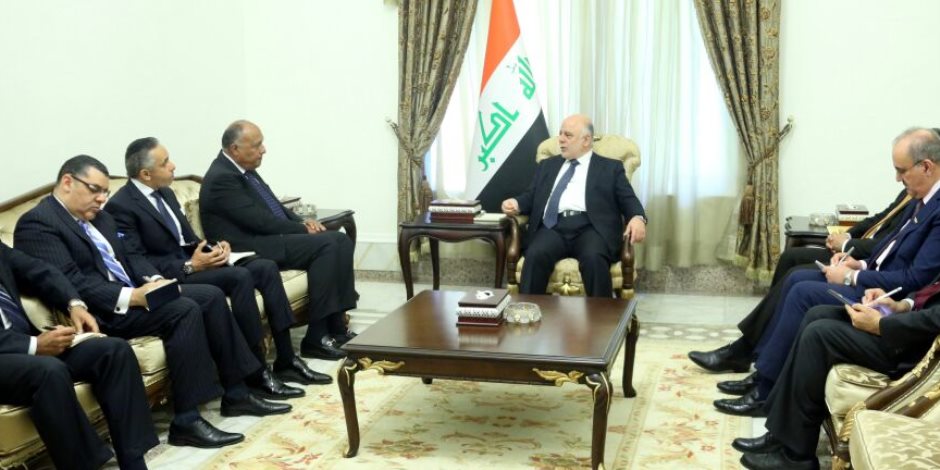 وزير الخارجية يؤكد استعداد مصر لمساعدة العراق على استعادة آمنه
