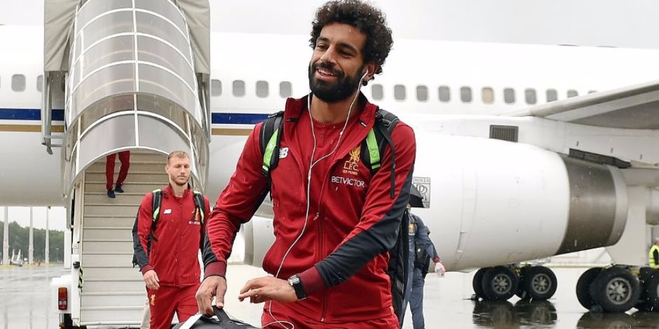 محمد صلاح يصل ألمانيا مع ليفربول لمواجهة بايرن ميونخ (صور)