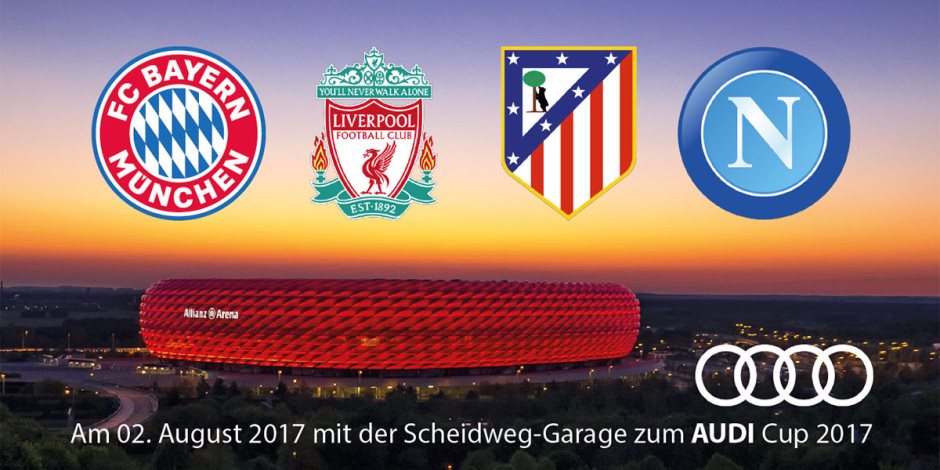 حصريا .. بطولة Audi Cup الاوروبية على ON Sport بمشاركة ليفربول وبايرن ميونخ..وتغطية خاصة من أليانز أرينا