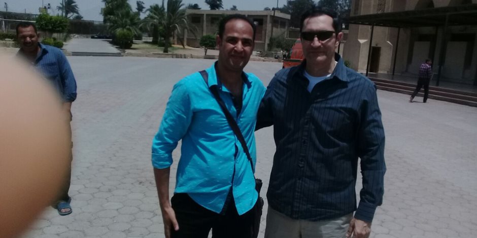 علاء مبارك يطمئن على تدريبات نجله في الأهلي (صور وفيديو)