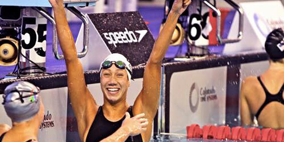 فريدة عثمان تحصد الميدالية الفضية بسباق 100 متر حرة بدورة الألعاب الإفريقية