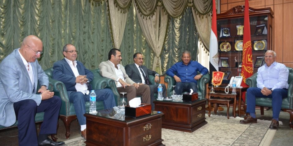 وزير الرياضة يلتقى محافظ بورسعيد قبل زيارة القرية الأوليمبية بالمحافظة