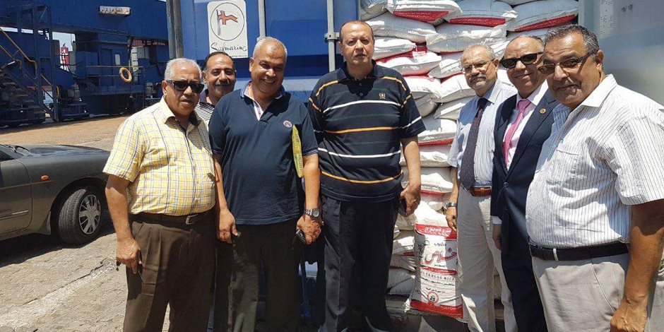 جمارك الإسكندرية تحبط محاولة تصدير 50 طن أرز محظور التصدير ومستحضرات تجميل (صور) 