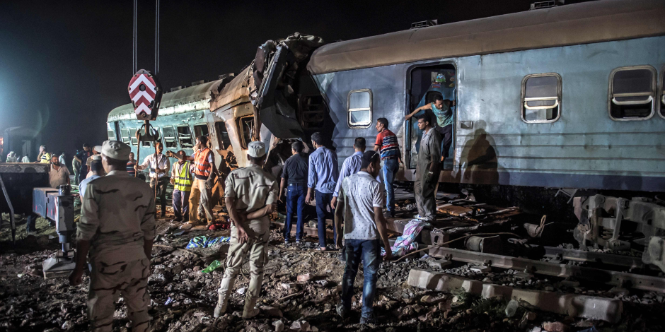 إيقاف 9 متهمين في حادث تصادم قطاري الإسكندرية عن العمل 3 أشهر