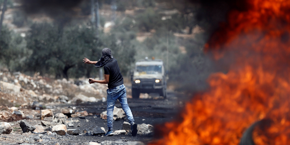 إصابة عشرات الفلسطينيين شرق قلقيلية فى مواجهات مع قوات الاحتلال 