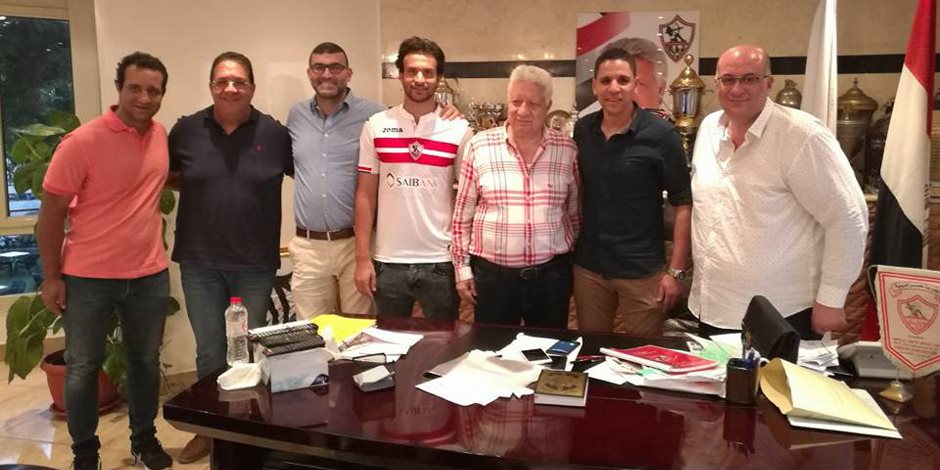 محمود علاء يخوض أولي تدريباته مع الزمالك اليوم 