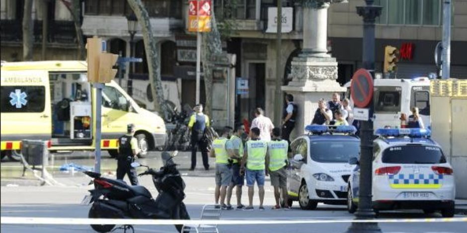 حادث برشلونة.. 4 معتقلين بينهم 3 عرب ليس لهم دوافع إرهابية 