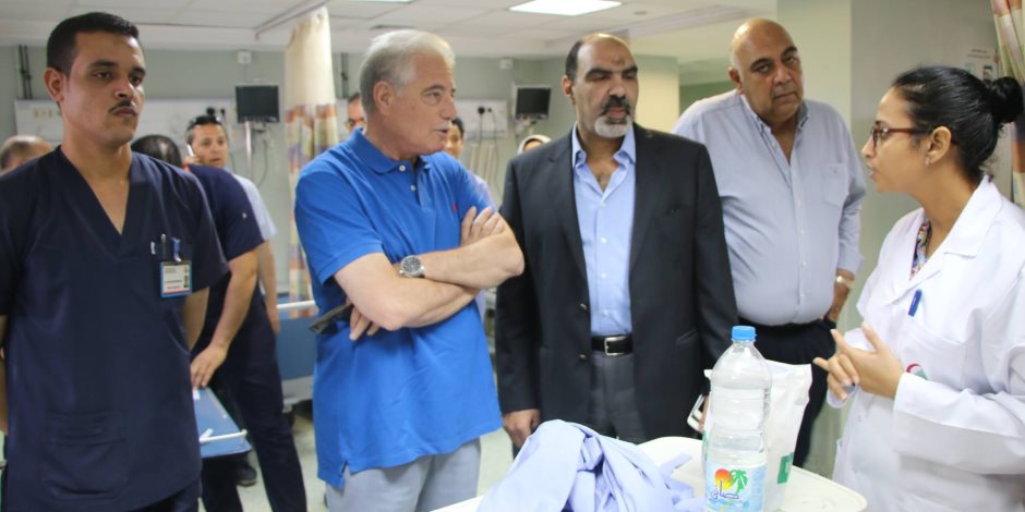 محافظ جنوب سيناء يتفقد أعمال تطوير مستشفى شرم الشيخ الدولي (صور)