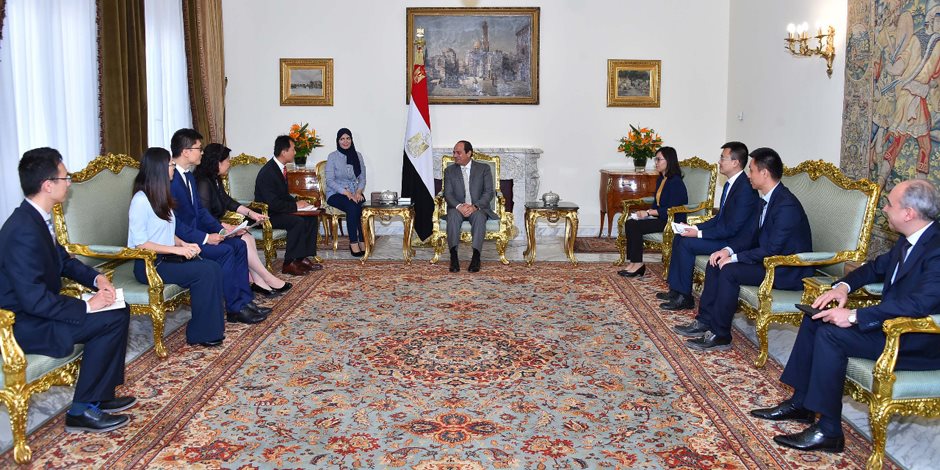 السيسي يستعرض فرص تعزيز التعاون بين مصر وتجمع بريكس