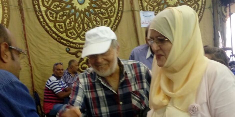  حسن يوسف وشمس البارودي في عمومية نادي الجزيرة (صور وفيديو)