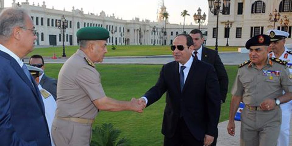 الرئيس السيسي يصل مسجد محمد كريم بالإسكندرية لأداء صلاة عيد الأضحى