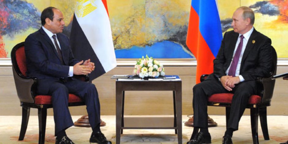 السيسي يبدأ مباحثاته مع بوتين حول الأوضاع في الشرق الأوسط