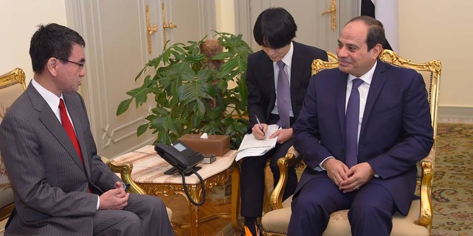 السيسي: نتطلع لزيادة الشركات اليابانية حجم استثماراتها في مصر