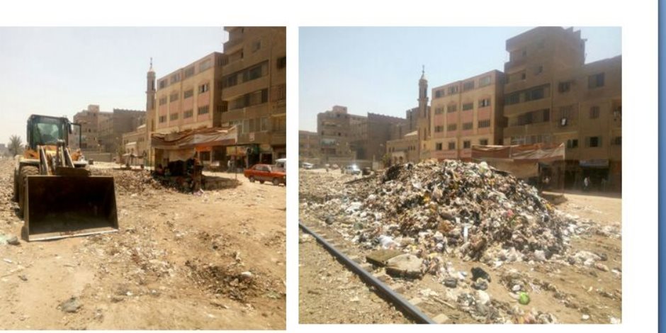 رفع 2500 طن قمامة ومخلفات ببشتيل (صور) رفع 2500 طن قمامة ومخلفات ببشتيل (صور)