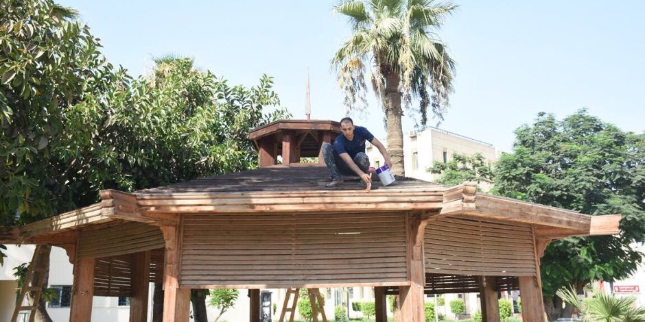 جامعة القاهرة تتزين استعدادا لاستقبال طلابها في العام الجديد (صور) جامعة القاهرة تتزين استعدادا لاستقبال طلابها في العام الجديد (صور)