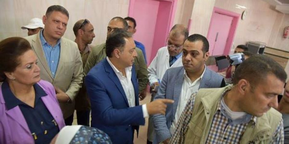 وزير الصحة ومحافظ البحيرة يتفقدان مستشفى كفر الدوار العام