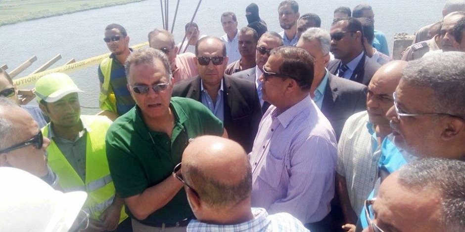وزير النقل ومحافظ سوهاج يتفقدان الأعمال بمحور كوبري طما العلوي على النيل بنسبة تنفيذ 85% 
