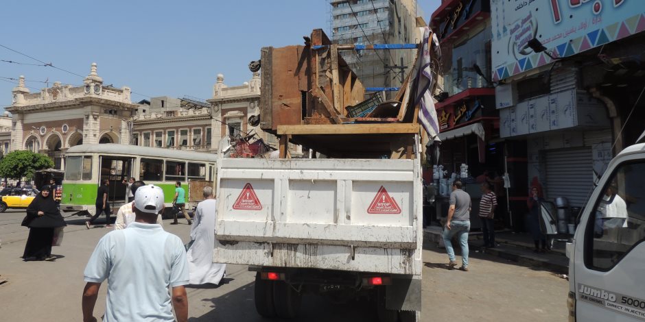 حملة لأحياء جنوب القاهرة على إشغالات المقاهي والكافيهات المخالفة