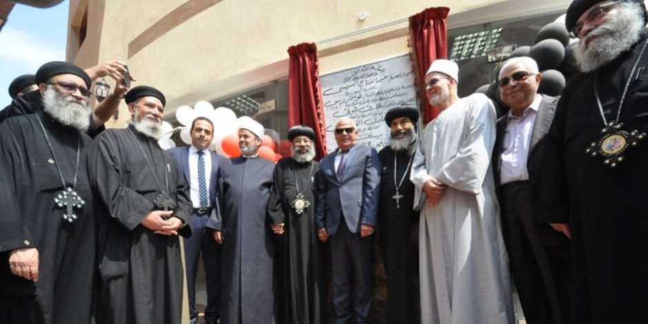 افتتاح مدرسة سان جورج بحضور محافظ بورسعيد وقيادات الكنيسة والأوقاف (صور)