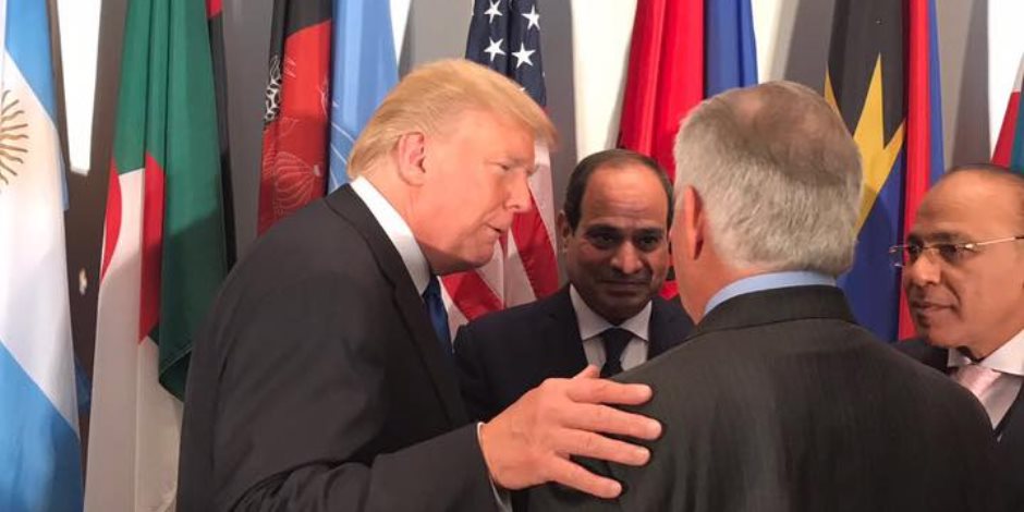 ترامب خلال لقائه السيسي: سأدرس استئناف المساعدات العسكرية لمصر ترامب خلال لقائه السيسي: سأدرس استئناف المساعدات العسكرية لمصر