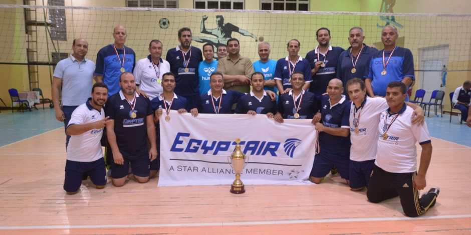 فريق الطائرة يفوز بأول كأس لمصر للطيران في بطولة الجمهورية للشركات 