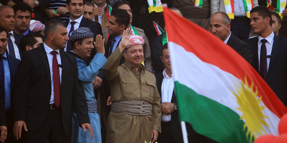 التليفزيون الكردي: مسعود بارزاني سيوجه بيانا لتفادي حرب أهلية