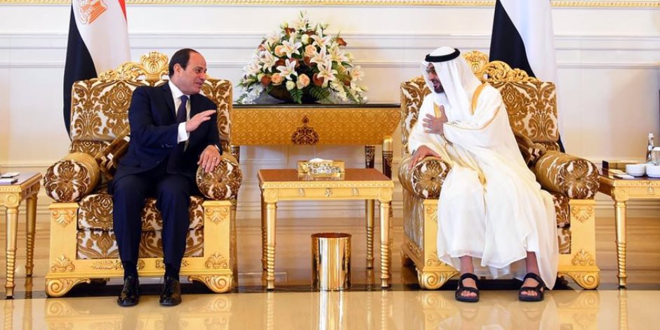 «بن زايد» في استقبال السيسي: مصر ركيزة أساسية للأمن والاستقرار بالوطن العربي