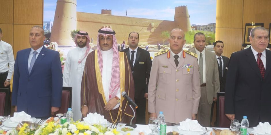 محافظ السويس يشارك في احتفال القنصلية السعودية باليوم الوطني للمملكة 