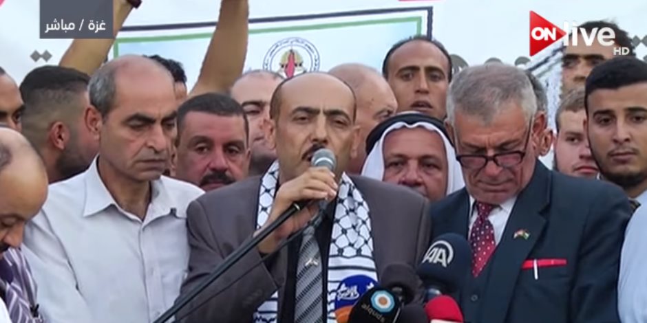 فيديو : كلمة "المصري" خلال وقفة الشكر على جهود مصر في إتمام المصالحة الفلسطينية‎
