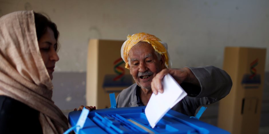 انطلاق التصويت باستفتاء إقليم كردستان للانفصال عن العراق (صور) 