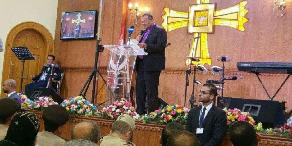 الكنيسة الإنجيلية تفتتح آخر كنائس خربها الإخوان ببني مزار (صور)