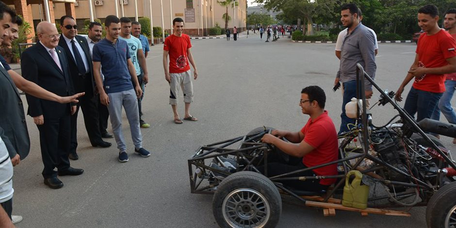 سيارة سباق بهندسة الزقازيق تشارك في مسابقة formula student الدولية