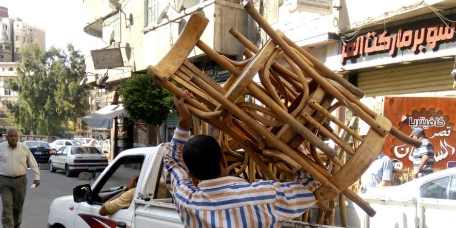 حملة مكبرة لإزالة الإشغالات بحي وسط الإسكندرية (صور)