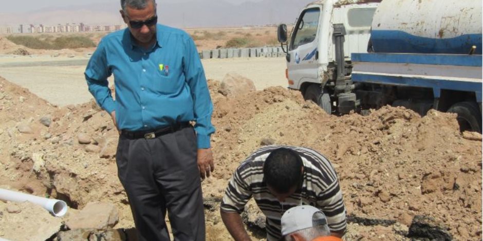 رئيس مدينة ابورديس يتفقد الأعمال بمخيم الشاطى العام