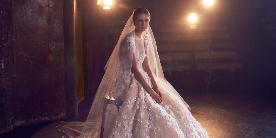 مجموعة جديدة لفساتين الزفاف بلمسات وأناقة مصمم الأزياء العالمي "إيلي صعب"