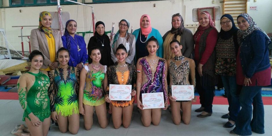وزارة التربية والتعليم تكرم الطالبات الفائزات في بطولة الجمهورية للجمباز الإيقاعي (صور)
